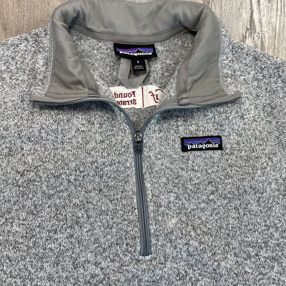 Patagonia Fleece Better Sweater Gray 1/4 Zip Fleece Heathered Womens Size Small - Picture 12 of 16
